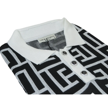 Men's Sports Shirt LCR MIZUMI Soft Cotton Blend Fashion Polo Style 11170-A Black image 6