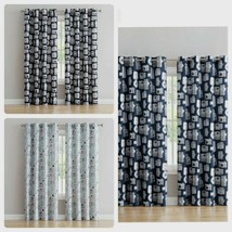 Mainstays Cameras Printed Grommet Curtain Panel 52&quot; x 84&quot;, Three Colors - £13.31 GBP