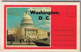 Postcard Booklet Washington DC Capitol Building - £2.94 GBP