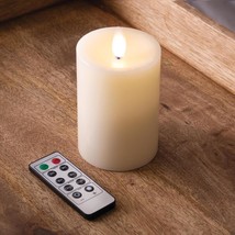 Infinite Wick Wax Pillar Flameless Candle with Remote - 3 x 6 - £41.07 GBP