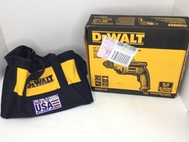 New Dewalt DWD112 3/8" Vsr Electric 8AMP Drill Keyless Corded Free Carrying Bag - $61.69