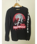 Southpole Y2K 1991 Tiger Men&#39;s Graphic Long Sleeve Crew Neck T-Shirt SMALL - $21.86 CAD