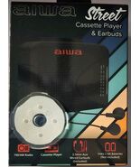 AIWA Vintage STREET CASSETTE PLAYER And EARBUDS Totally Cool Old School New - $24.74