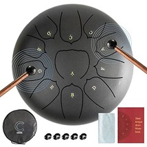 Cadushki Steel Tongue Drum  Percussion Instruments - Handpan Drum for Meditatio - £47.05 GBP