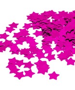 Hot Pink Foil Star Confetti Party Supplies Decoration One 2.5 oz bag Per... - $5.82 CAD