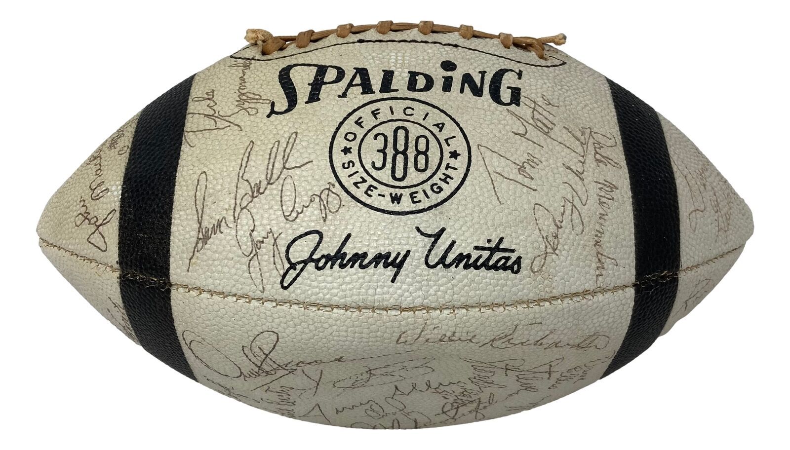 AS-IS 1966 Baltimore Colts 48 Team Signed Spalding Football PSA/DNA LOA - £1,160.39 GBP