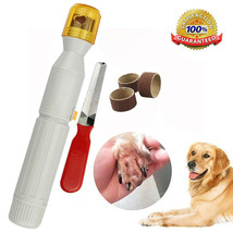 Pet Dog Cat Toe Nail Grinder Electric File Claws Clippers Grooming Trimm... - £17.25 GBP