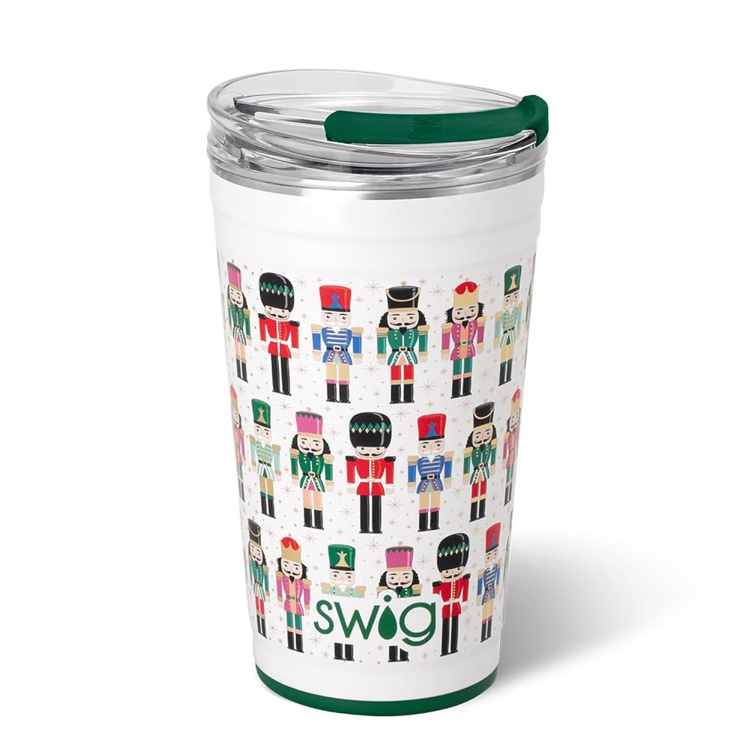 24Oz Party Cup, Stackable Insulated Travel Coffee Tumbler With Ez Slider Lid, Cu