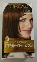 LOreal Paris Superior Preference Permanent Hair Color 5G Warmer Brown Le... - £7.40 GBP