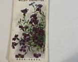 Rock Cress Alpine Flowers WD &amp; HO Wills Vintage Cigarette Card #8 - $2.96