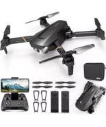 4DRC V4 Foldable Mini Drone – 1080P HD Camera &amp; 3 Batteries for Adults &amp;... - $46.41 CAD