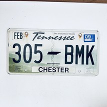 2009 United States Tennessee Chester County Passenger License Plate 305 BMK - £14.78 GBP