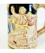 Beer Stein Mug Made In Japan German Tavern Trimont Ceramic c1960s Antiqu... - $24.99