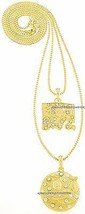 Glory Pendants Necklaces Set Boyz Gang with 24 And 30 Inch Box Link Chains Glo  - $23.99
