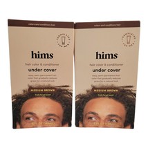 2x Hims Hair Medium Brown 5 Oz Each Color &amp; Conditioner Under Cover Fresh Forest - $11.87