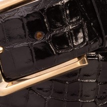 The Strat Black Leather Belt image 3