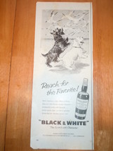 Vintage Black &amp; White Scotch Print Magazine Advertisement 1959 - $7.99