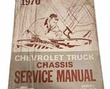 1970 Chevrolet Truck Manual Chassis Service Series 10-60 OEM - £15.83 GBP