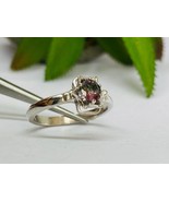 AAA quality natural watermelon shade tourmaline ring for women - £99.53 GBP