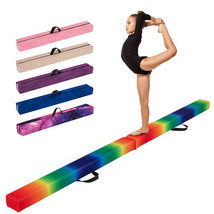 Folding Balance Beam with Solid Wood Base and Anti-slip Bottom-Multicolo... - $2,609.19 MXN