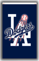 Los Angeles Dodgers Team Baseball Memorable Flag 90x150cm 3x5ft Fan Super banner - $14.95