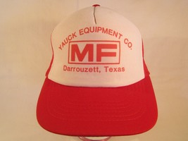 Vintage Mens Cap Yauck Equipment Darrouzett, Texas [Z84e] - £11.37 GBP