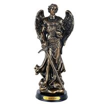 Pacific Trading Archangel Jedudiel Bronze Color Statue Figurine 8.1 Inch - $18.79