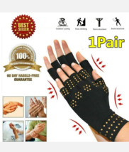 Copper Hands Arthritis Compression Gloves Brace Magnetic Therapy For Men Women - £9.84 GBP