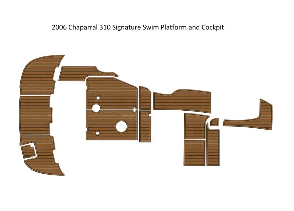 2006 Chaparral 310 Signature Swim Platform Cockpit Boat EVA Foam Teak Fl... - $999.00
