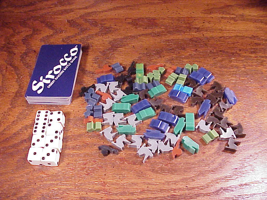 Sirocco Desert Raiders Battle Game, no. 1023, from TSR, missing 2 ...