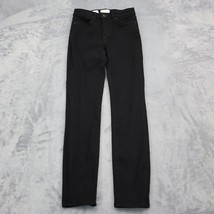 L AGENCE Pants Womens 25 Black Tapered Mid Rise Stretch Dark Wash Denim ... - $29.68