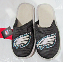 NFL Philadelphia Eagles Mesh Slide Slippers Striped Sole Size L by FOCO - $30.99