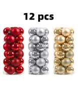 12Pcs Shatterproof Mini Christmas Balls - $3.15