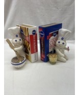 Danbury Mint Pillsbury Doughboy Bookends Serial # A2993 with certificate - $149.99