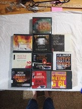 Lot of 10 Mystery Audiobook CDs Jance Evanovich Higgins Clark Howard Gri... - $441.93 MXN