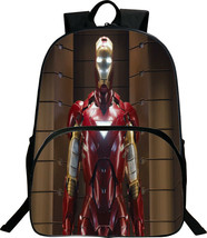 The Avengers Iron Man 3D Print Backpack Kids Student School Bag Travel Rucksack - £18.01 GBP