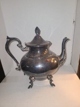 Vintage Silver Plated over Copper Tea/Coffee pot. - $23.36