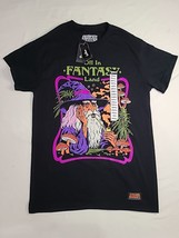 Steven Rhodes T-Shirt Mens S “Off In Fantasy Land” Wizard Mushroom Pipe Smoke - £8.85 GBP