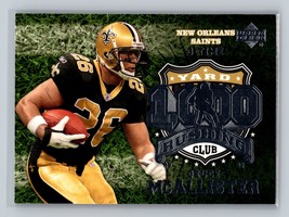 Deuce McAllister 2006 Upper Deck New Orleans Saints 1000 Yard Rushing Club - £1.41 GBP