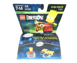 New- LEGO Dimensions The Simpsons Bart Fun Pack, Never Opened, Sealed Bo... - $25.65