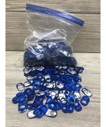 600+ Blue Michelob Ultra ALUMINUM CAN TABS ASSORTED PULL TABS POP TOPS S... - $24.74