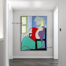 Hand Painted Picasso home Decorative Woman At the Window picture Wall Art Picass - $201.54 - $754.84