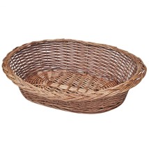 Willow Dog Basket/Pet Bed Natural 50 cm - £20.43 GBP
