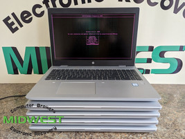 (Lot of 5) HP ProBook 650 G5 i5-8365u 1.6GHz 16GB (For Parts - No Batteries) - £222.12 GBP