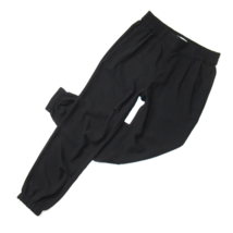 NWT Joie Hedia in Caviar Black Crepe Pull-on Cropped Jogger Pants XS $168 - $58.31