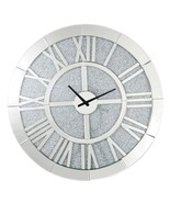 Noralie Wall Clock, Mirrored &amp; Faux Diamonds - $4,659.39 MXN