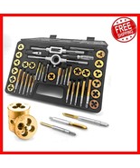 Durable 40PCS Metric Tap &amp; Die Set with T-Handle and Wrench for Home &amp; G... - $1,119.50 MXN
