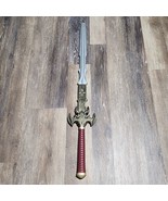 Demon Blade Sword Red Handle Steel Bronze 40&quot; HIGH-DENSITY FOAM Replica ... - £23.17 GBP