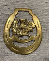 Horse Harness Scotland Thistle Medallion Equestrian Bridle Tack Saddle 3... - $29.43 CAD