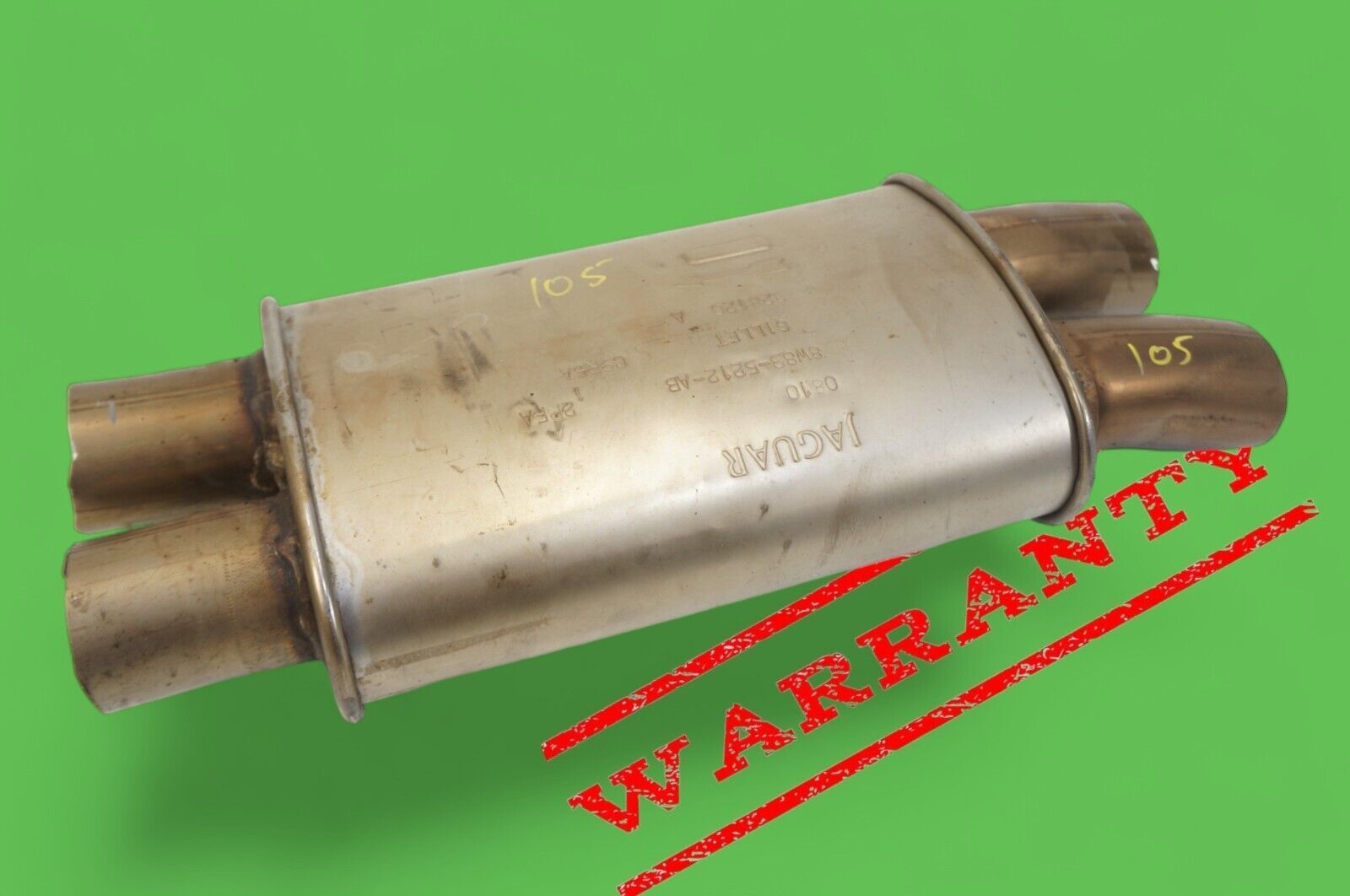 2010-2015 jaguar xk x150 5.0l v8 exhaust pipe resonator 8W83-5212-AB OEM - $199.00